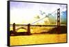 Golden Gate Sunset-Philippe Hugonnard-Framed Stretched Canvas