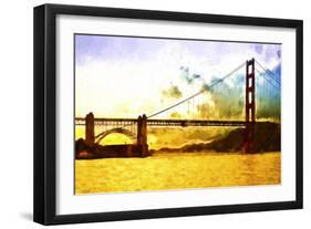 Golden Gate Sunset-Philippe Hugonnard-Framed Giclee Print