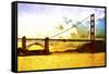 Golden Gate Sunset-Philippe Hugonnard-Framed Stretched Canvas