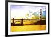 Golden Gate Sunset-Philippe Hugonnard-Framed Giclee Print