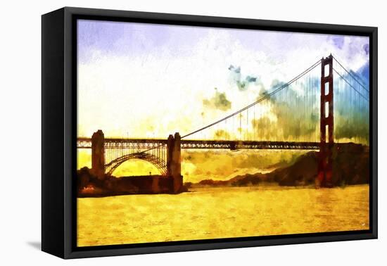 Golden Gate Sunset-Philippe Hugonnard-Framed Stretched Canvas