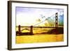 Golden Gate Sunset-Philippe Hugonnard-Framed Giclee Print