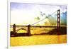 Golden Gate Sunset-Philippe Hugonnard-Framed Giclee Print