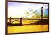 Golden Gate Sunset-Philippe Hugonnard-Framed Giclee Print