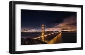 Golden Gate To Stars-Javier De La-Framed Giclee Print