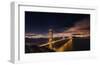 Golden Gate To Stars-Javier De La-Framed Giclee Print