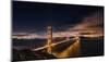 Golden Gate To Stars-Javier De La-Mounted Giclee Print