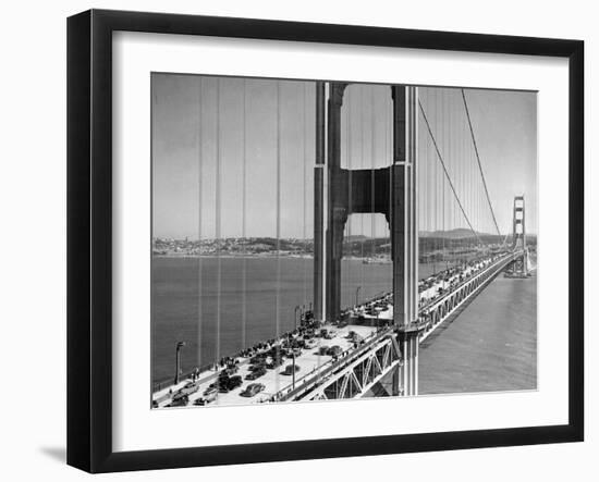 Golden Gate Traffic 1952-Ernest K. Bennett-Framed Premium Photographic Print