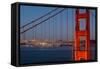 Golden Gate View-FiledIMAGE-Framed Stretched Canvas