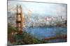 Golden Gate Vista-Mark Lague-Mounted Art Print