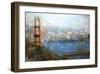 Golden Gate Vista-Mark Lague-Framed Art Print