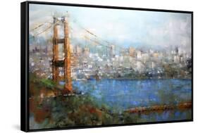 Golden Gate Vista-Mark Lague-Framed Stretched Canvas