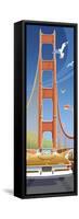 Golden Gate-Larry Hunter-Framed Stretched Canvas