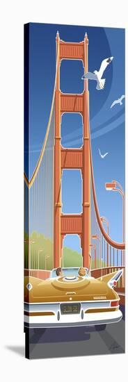 Golden Gate-Larry Hunter-Stretched Canvas