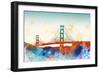 Golden Gate-Dan Meneely-Framed Art Print