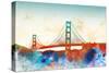 Golden Gate-Dan Meneely-Stretched Canvas