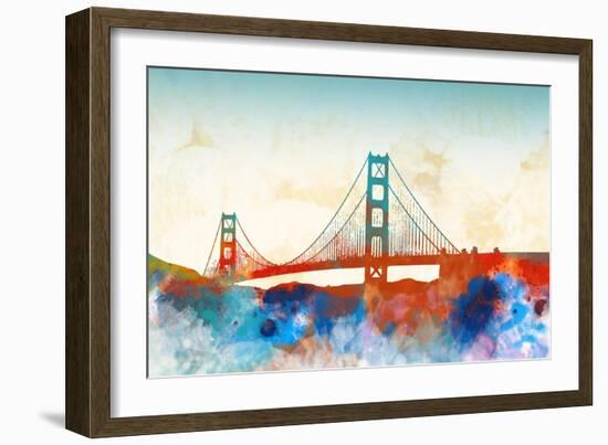 Golden Gate-Dan Meneely-Framed Premium Giclee Print