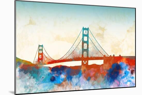 Golden Gate-Dan Meneely-Mounted Premium Giclee Print
