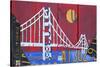 Golden Gate-Design Turnpike-Stretched Canvas