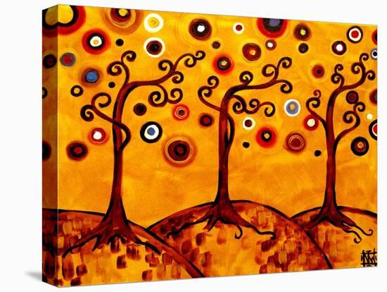 Golden Gazers-Natasha Wescoat-Stretched Canvas