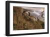 Golden Geese-Steve Hunziker-Framed Art Print