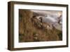 Golden Geese-Steve Hunziker-Framed Art Print