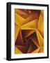 Golden Geometric Pentagons-Tim Kahane-Framed Photographic Print