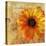 Golden Gerbera I-Art Licensing Studio-Stretched Canvas