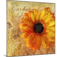 Golden Gerbera I-Art Licensing Studio-Mounted Giclee Print