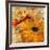 Golden Gerbera II-Art Licensing Studio-Framed Giclee Print