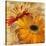 Golden Gerbera II-Art Licensing Studio-Stretched Canvas