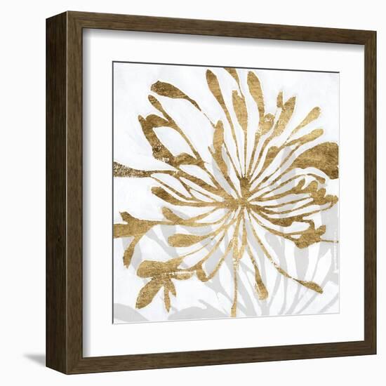 Golden Gilt Bloom I-Annie Warren-Framed Art Print