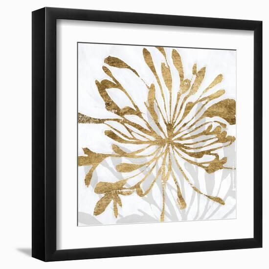 Golden Gilt Bloom I-Annie Warren-Framed Art Print