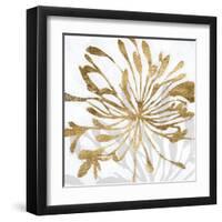 Golden Gilt Bloom I-Annie Warren-Framed Art Print