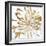 Golden Gilt Bloom I-Annie Warren-Framed Art Print