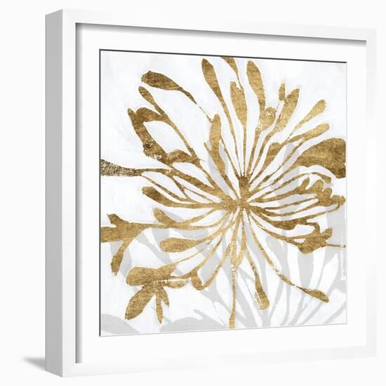 Golden Gilt Bloom I-Annie Warren-Framed Art Print