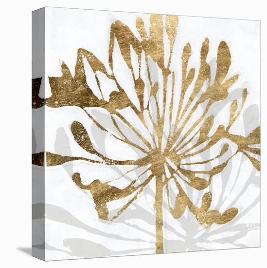 Golden Gilt Bloom II-Annie Warren-Stretched Canvas