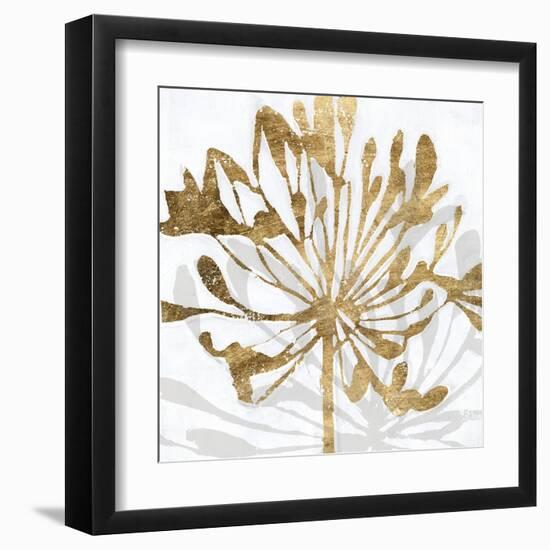 Golden Gilt Bloom II-Annie Warren-Framed Art Print