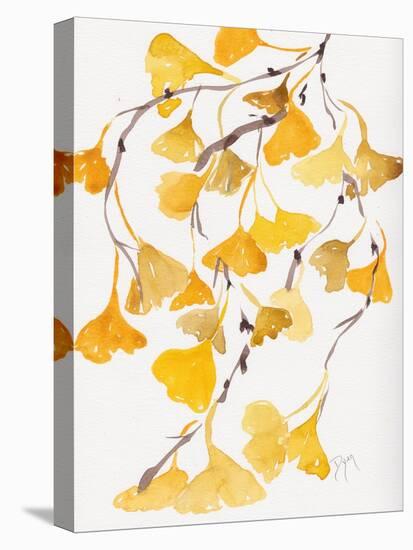 Golden Gingko A-Beverly Dyer-Stretched Canvas