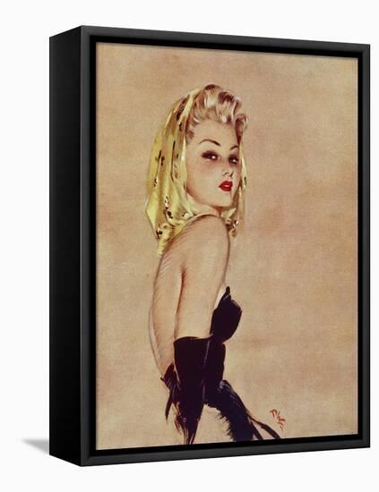 Golden Girl-David Wright-Framed Stretched Canvas