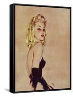 Golden Girl-David Wright-Framed Stretched Canvas