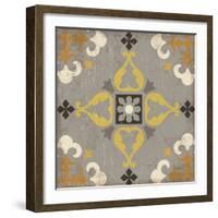 Golden Glow Square VIII-Pela Design-Framed Art Print