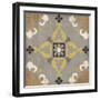 Golden Glow Square VIII-Pela Design-Framed Art Print