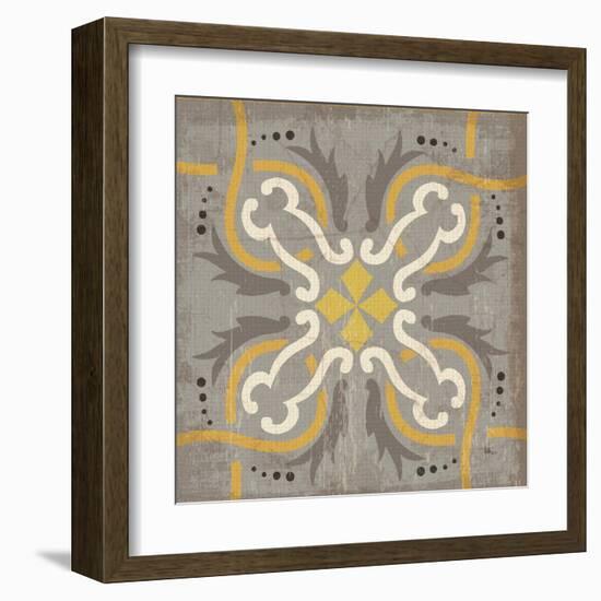 Golden Glow Square XV-Pela Design-Framed Art Print