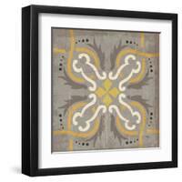 Golden Glow Square XV-Pela Design-Framed Art Print