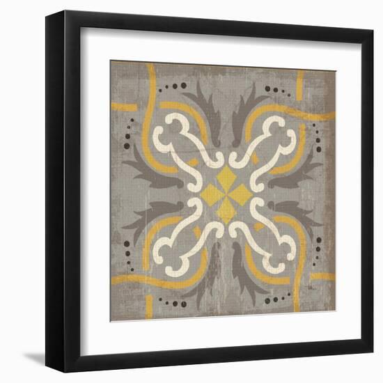 Golden Glow Square XV-Pela Design-Framed Art Print