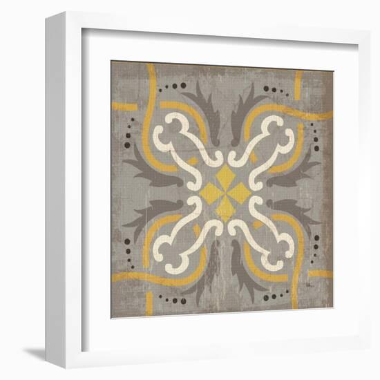 Golden Glow Square XV-Pela Design-Framed Art Print