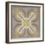 Golden Glow Square XV-Pela Design-Framed Art Print