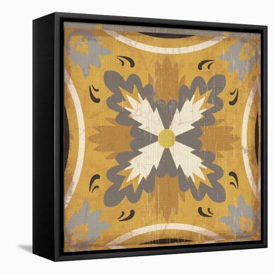 Golden Glow Square XVIII-Pela Design-Framed Stretched Canvas