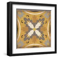 Golden Glow Square XVIII-Pela Design-Framed Art Print